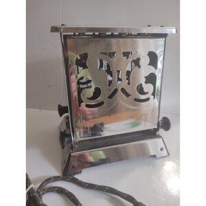 Antique 1920s Drop-side Toaster General Electric Model T12 Art Deco Design Works